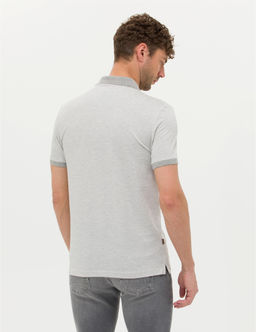 A__k Gri Melanj Slim Fit Polo Yaka Ti__rt - Pierre cardin фото 5