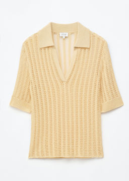 Polo de punto calado