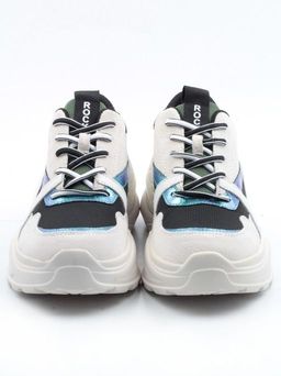 05-DMG11-2 WHITE/GREEN Кроссовки женские (нат.кожа, нат.замша, текстиль) - Фабричный китай фото 9