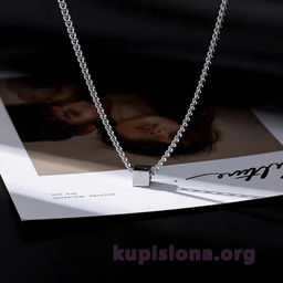 Подвеска на цепочке Silver cube