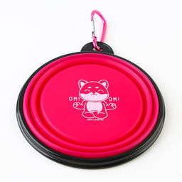 Миска силиконовая Йога, 350 мл, фуксия, 12.8 х 4.5 см - Пушистое счастье фото 5