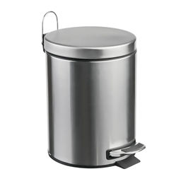 Контейнер д/мусора 8,0л. круг с педалью нерж. без доводчика 230*230*330мм арт. КТ-88-8С-БД Катунь