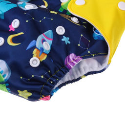 Трусики-подгузник, многоразовый, Космонавты - Крошка я фото 4