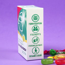 Леденцы в коробке Антиболван с натуральным соком, 100 г. - Simaland фото 3