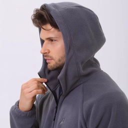 RODOS Толстовка на молнии мужская флис М-322 Черный  фото 34