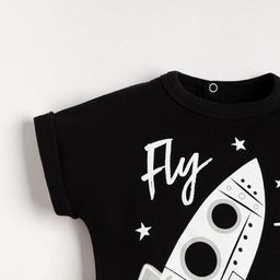 Комбинезон с коротким рукавом Крошка Я Stylish boy рост 80-86 см  фото 3