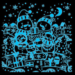 Пазл светящийся Снеговички, 72 детали - Puzzle time фото 3