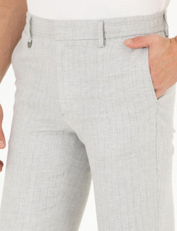 Gri Keten Kar___ml_ Jogger Kuma_ Pantolon - Pierre cardin фото 5