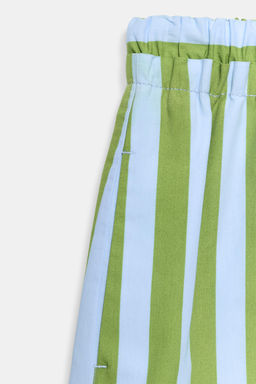 SHORTS RAYAS / Verde / Azul - Zara фото 9
