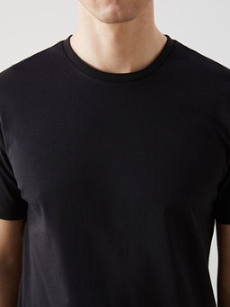 Bisiklet Yaka Penye Erkek Ti??rt