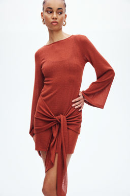 Vestido con lazada - H&m фото 3