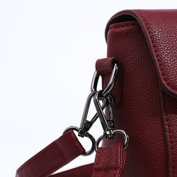 Сумка-мессенджер на молнии, цвет бордовый - Simaland фото 5