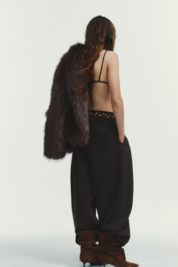 BALLOON PLEATED TROUSERS