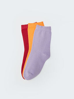 Basic K?z ?ocuk Soket ?orap 3l?