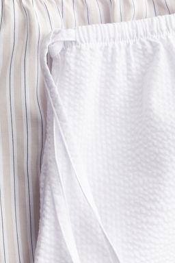 Pack de 2 pantalones cortos de pijama en popelina - H&m фото 6