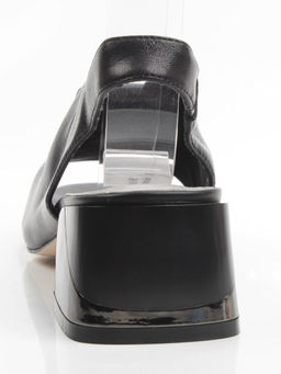 08-XL660-1 BLACK Босоножки женские (натуральная кожа)