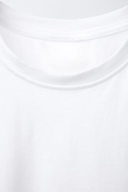 PLAIN T-SHIRT WITH RUFFLES - Zara фото 3