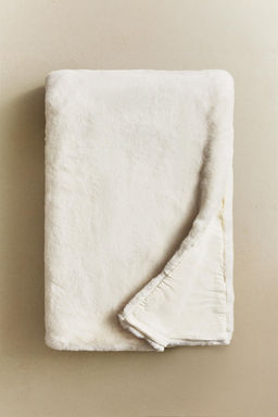 FAUX FUR THROW - Zara фото 5