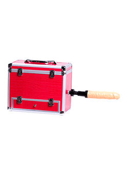 Секс-чемодан Diva Wiggler, с двумя насадками, металл, розовый, 28 см  фото 14