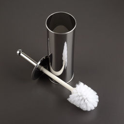 Ёршик для унитаза с подставкой, 9.59.537 см, хром - Simaland фото 2