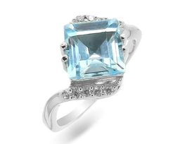 Кольцо из серебра топаз, Филиси