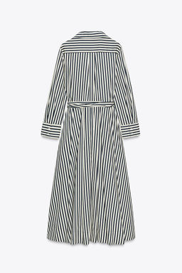 STRIPED SHIRT DRESS ZW COLLECTION - Zara фото 8