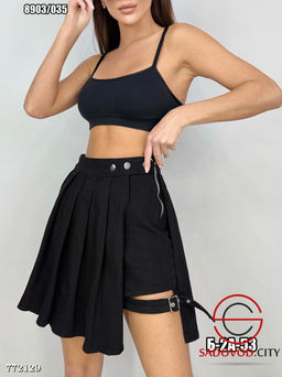 Женская джинсовая юбка-шорты - Bruno фото 8