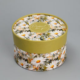 Коробка подарочная, упаковка, «Ромашки» 12 х 8 см