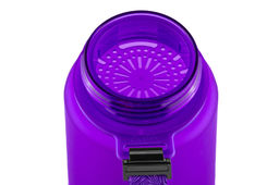 Бутылка для воды 500 мл 6,5*6,5*23 см "Style Matte" с углублениями д/пальцев, лаванда