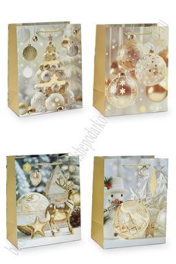 Пакет Новогодний 18*23*10 см (12 шт) SF-7568, микс №31