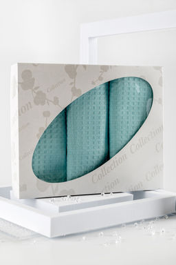 Набор вафельных полотенец в подарочном коробе