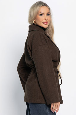 Пальто-пиджак (шоколад) Б15088-7М
