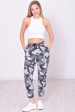 Брюки женские 8-031м1 (графит) Монстера