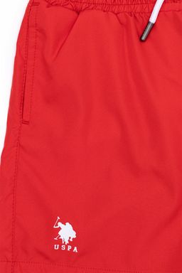 Красные морские шорты для мальчика - U.s. polo assn фото 3