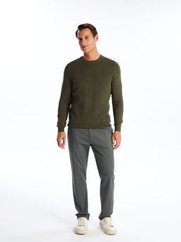 Bisiklet Yaka Erkek Triko Kazak