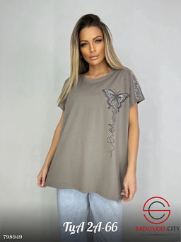 Футболка женская с бабочкой - Bruno фото 2