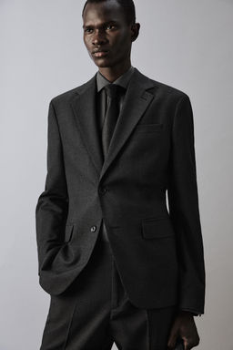 CHECK TEXTURED SUIT BLAZER - Zara фото 14