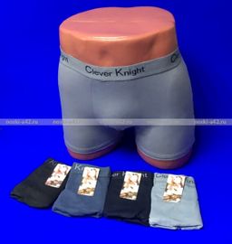 Цена за 8 шт. Трусы мужские боксеры Clever Knight арт. 7001 (7002) XL (48-50) + 2XL (50-52) + 3XL (52-54) + 4XL (54-56) - For you фото 3
