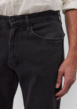 177 Koyu Gri Comfort Jean Pantolon - Mavi фото 5