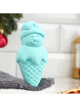 Цена за 2 шт. Бомбочка для ванн Снеговик с ароматом лаванды, 55 г