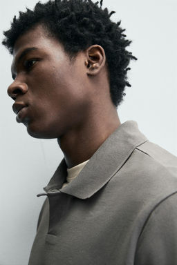 POLO REGULAR FIT / Gris - Zara фото 6