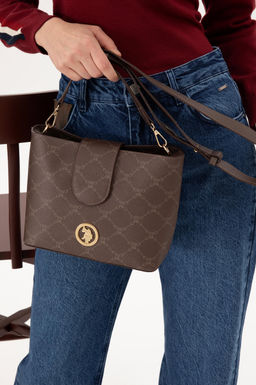 Женская коричневая сумка через плечо Неожиданная скидка в корзине - U.s. polo assn фото 2