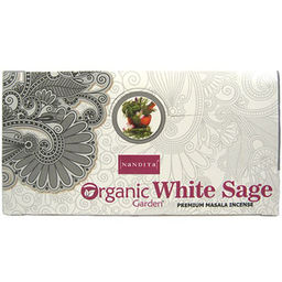 Прямоуг. благовония Organic White Sage БЕЛЫЙ ШАЛФЕЙ 15 гр. блок 12 шт.