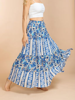 Юбка (вискоза-креп) №25-300-1 (Лето-2025) - Ганг фото 3