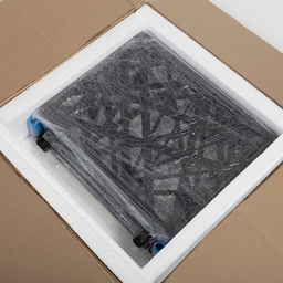 СтЖ104 Стол журнальный, 51х51х42 см, ЛДСП белый пайн бетон, металл чёрный (цвет 06)