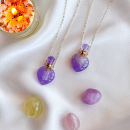 Кулон "Флакон" из Аметиста