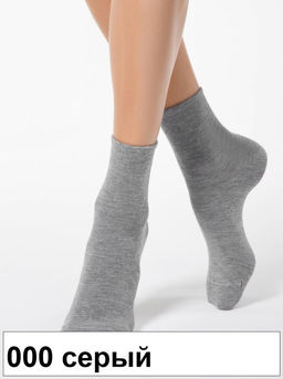 Носки жен. COMFORT 14С-114СП вискоз (ангора)(72/6)** КСЗ - 000 темно-серый