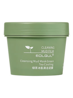 Маска для лица грязевая, очищающая, с зеленым чаем, 120 г