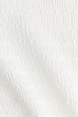 Top fruncido con detalle sobrehilado - H&m фото 7