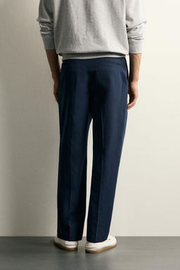 PANTAL?N RELAXED FIT LAVADO / Azul - Zara фото 3